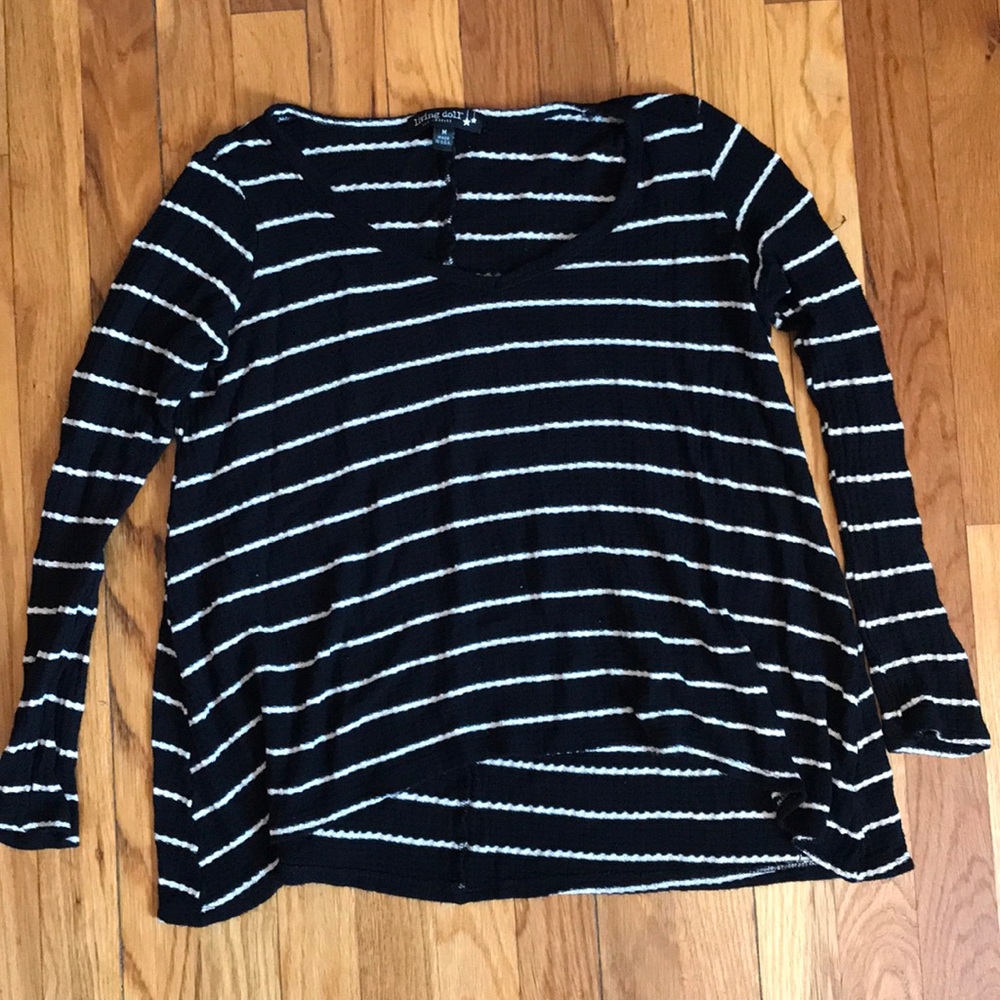 Living doll black and white striped